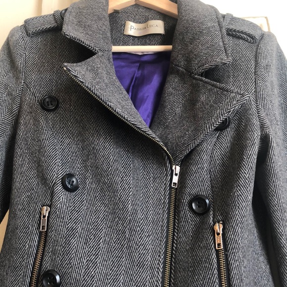 Wool Moto style jacket! - Picture 2 of 7